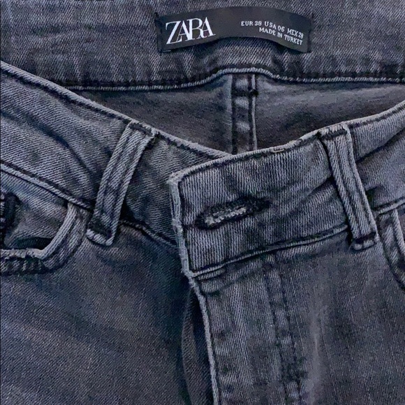 Zara jeans with Crystals on side - Picture 8 of 10